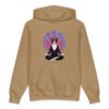 Mushroom Meditation Heavyweight Hoodie sandstone front