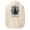 Patience & Poison Midweight Hoodie bone back