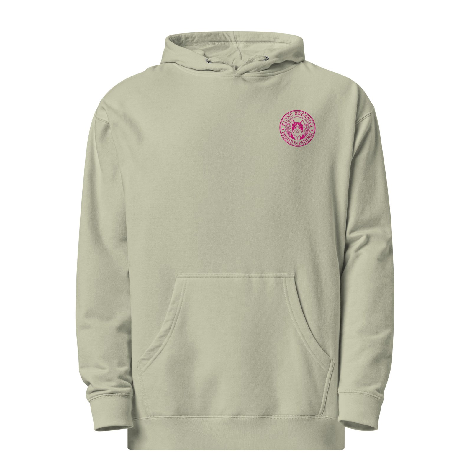 Puddy's Odyssey Midweight Hoodie sage front