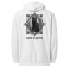 Patience & Poison Midweight Hoodie white back