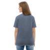 Puddynaut 2.0 — Organic Cotton Cosmic Cat Tee — Blue — back