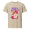 Puddy Tat Mid-Light Tee — desert dust front | Keanu Organics