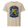 B Like Water Mid-Light Tee — desert dust front | Keanu Organics