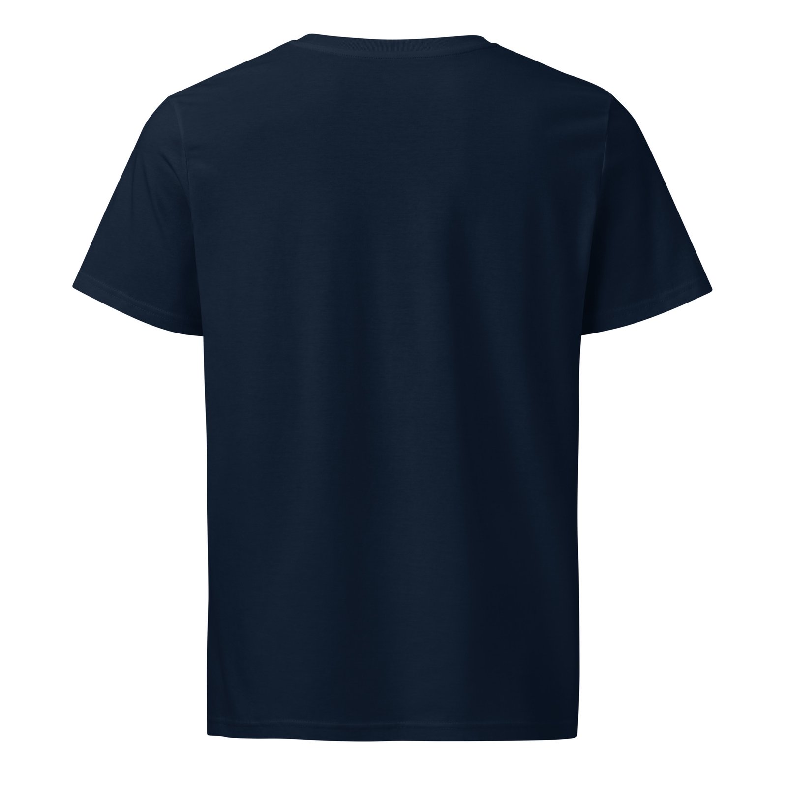 Puddy Tat Mid-Light Tee — french navy back | Keanu Organics