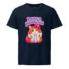 Puddy Tat Mid-Light Tee — french navy front | Keanu Organics