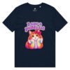 Puddy Tat Mid-Light Tee — french navy front | Keanu Organics