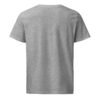 Midnight Curl Mid-Light Tee — heather grey back | Keanu Organics