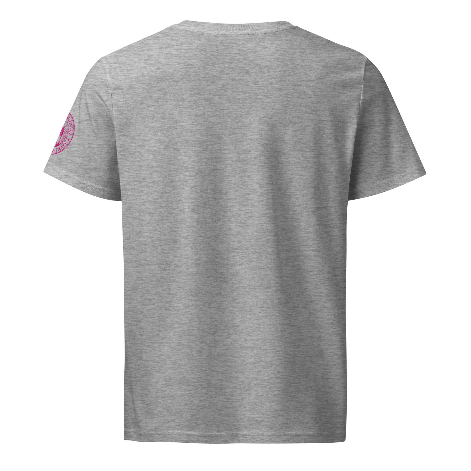 As Above Organic Mid Tee heather grey back