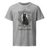 Patience & Poison unisex mid-light t-shirt front heather grey