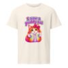 Puddy Tat Mid-Light Tee — vintage white front | Keanu Organics