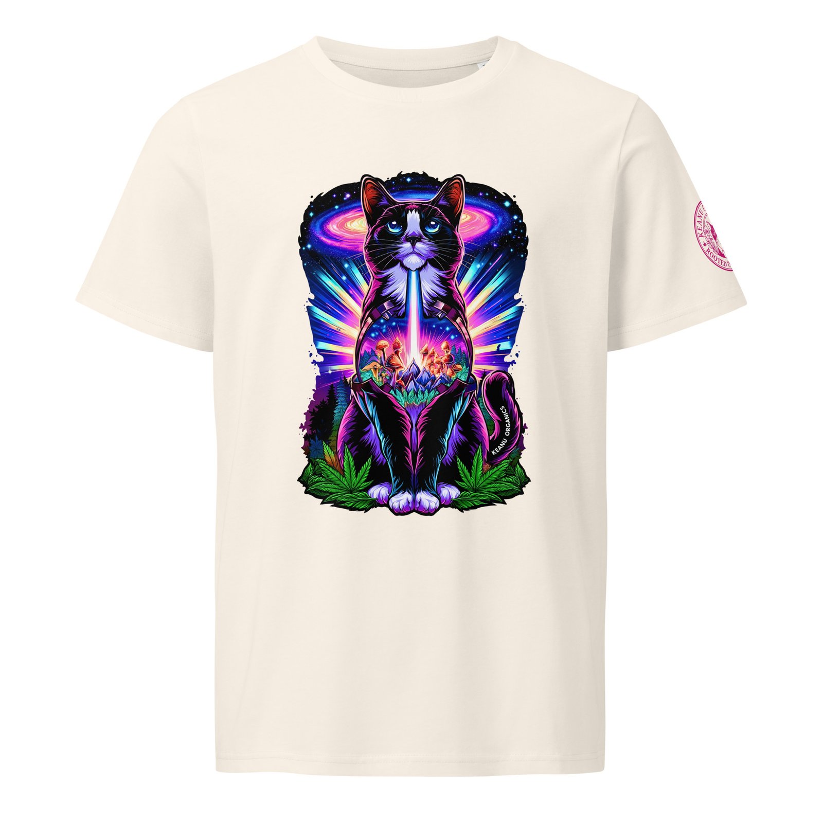 As Above Organic Mid Tee vintage white front