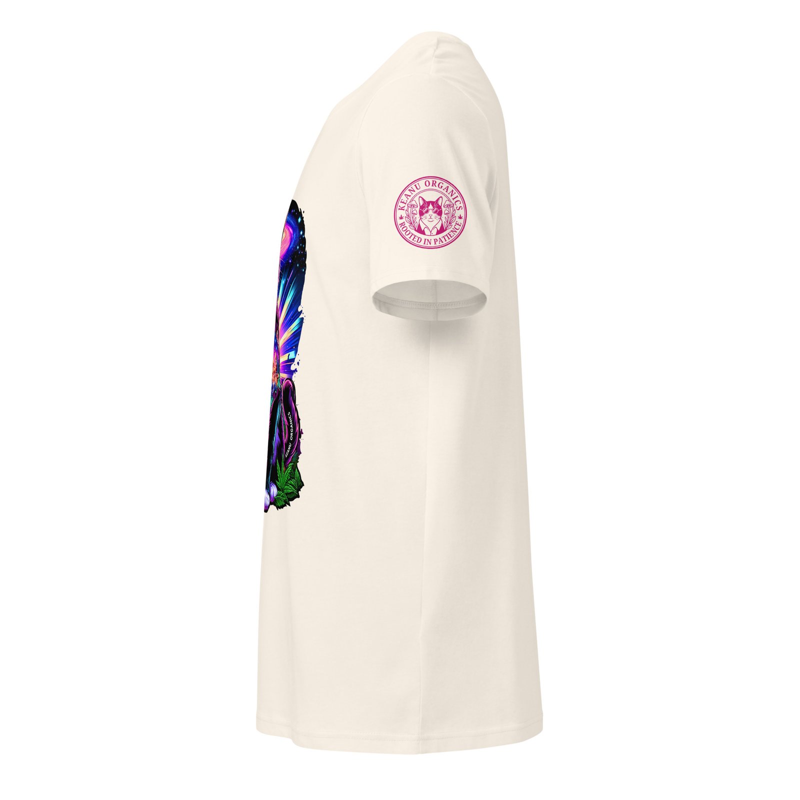 As Above Organic Mid Tee vintage white left