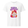 Puddy Tat Mid-Light Tee — white front | Keanu Organics