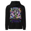 Flow State unisex organic mid-weight hoodie back black