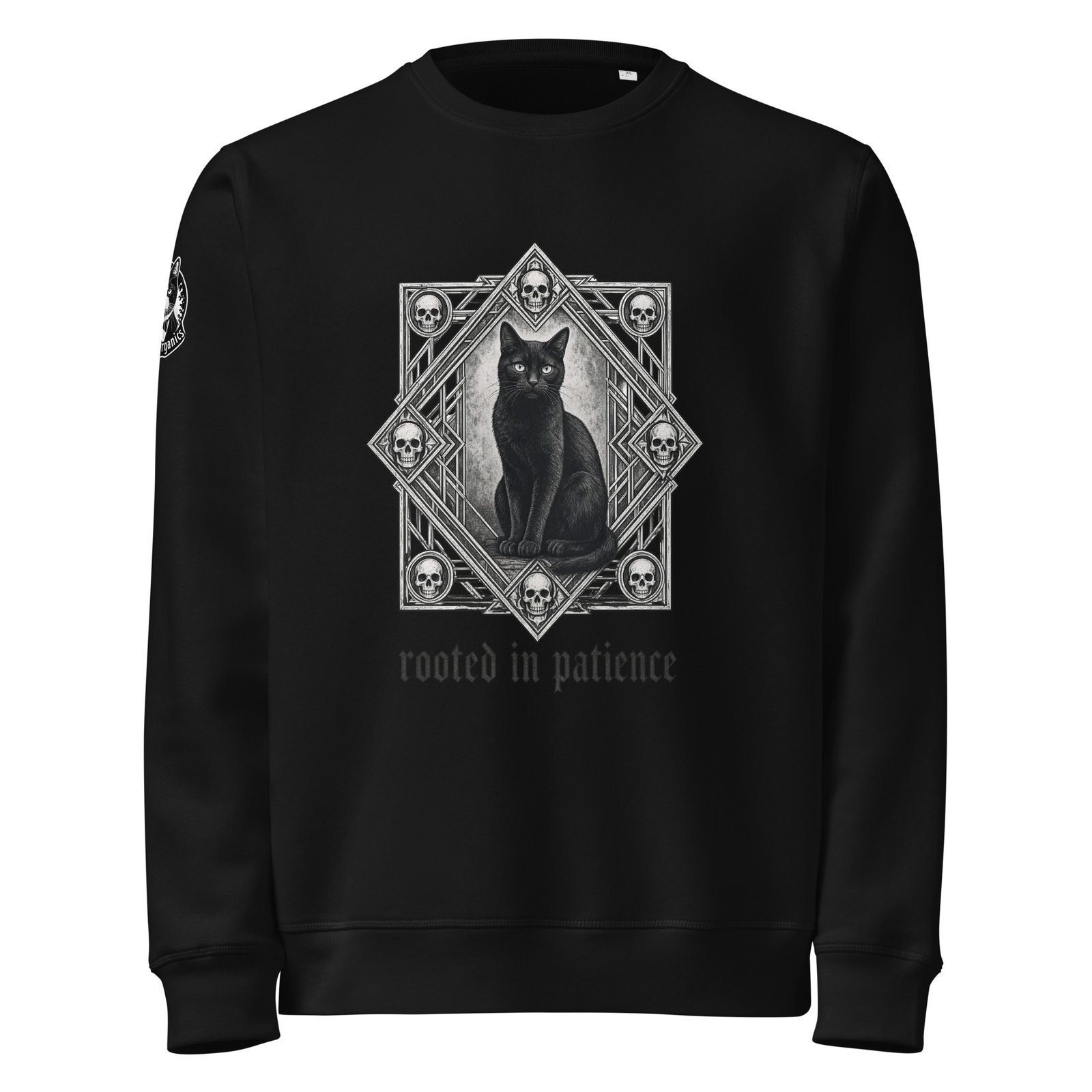 Patience & Poison Sweatshirt black front
