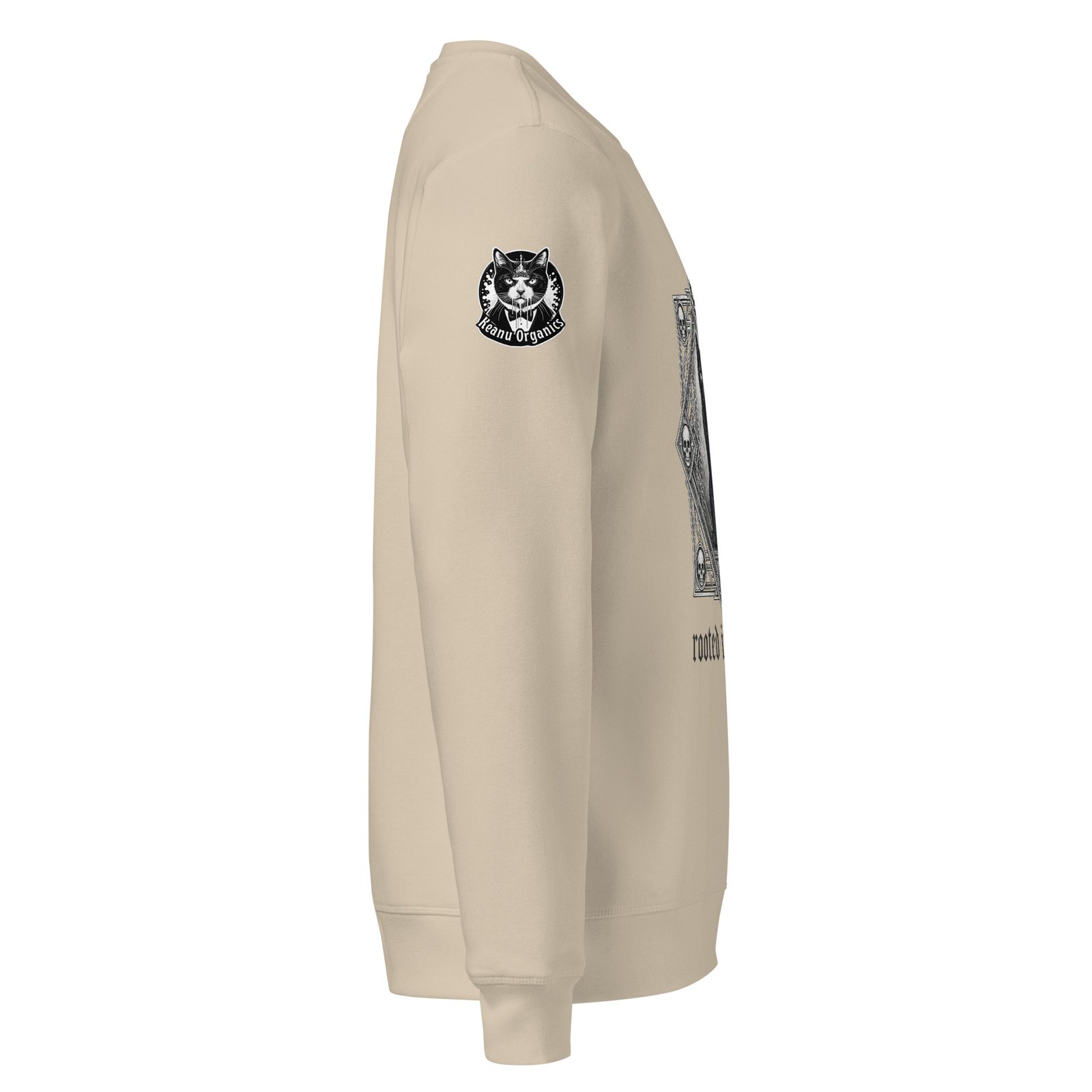 Patience & Poison Sweatshirt desert dust right