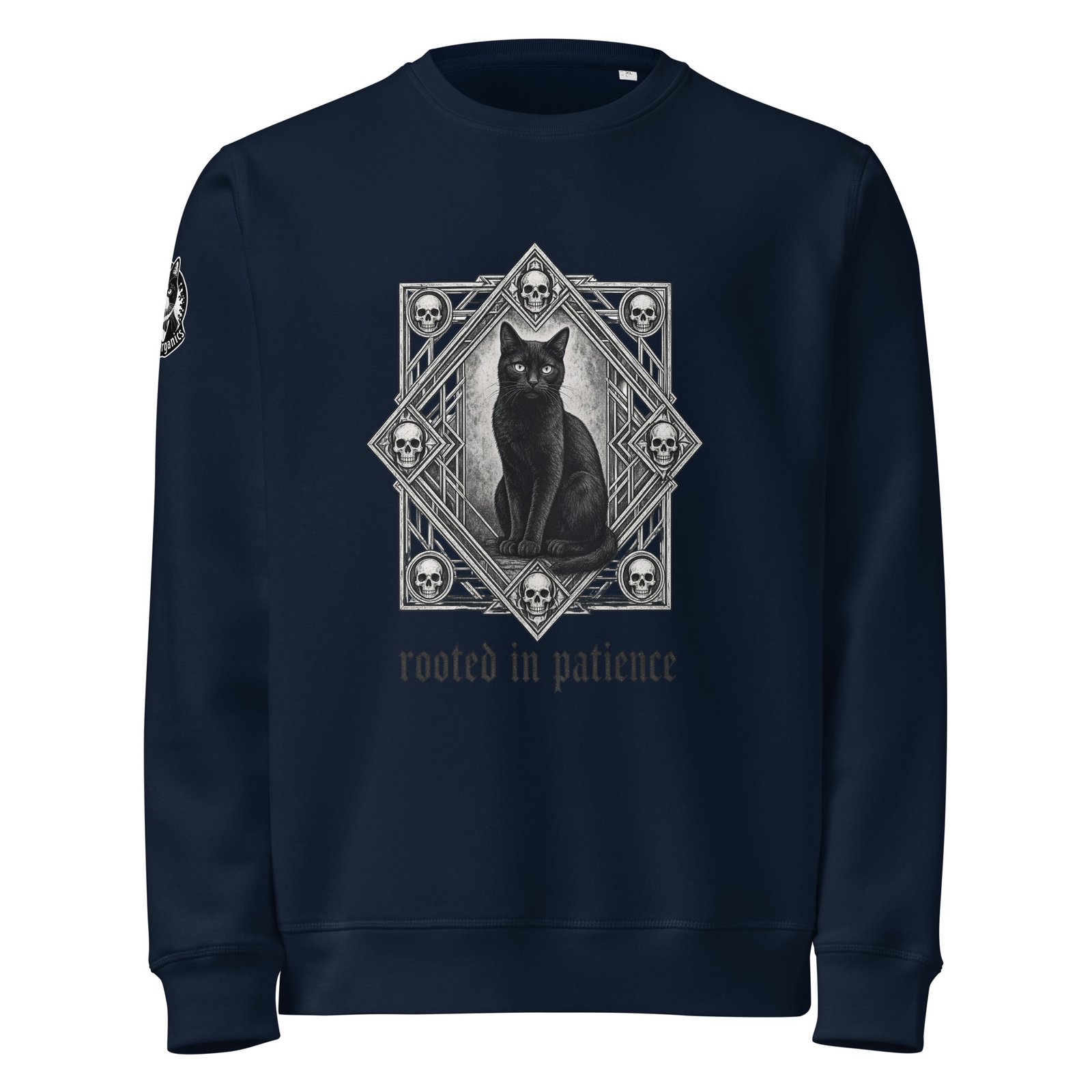 Patience & Poison Sweatshirt french navy front