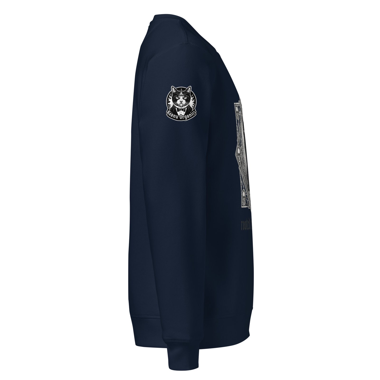 Patience & Poison Sweatshirt french navy right