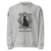 Patience & Poison Sweatshirt heather grey front