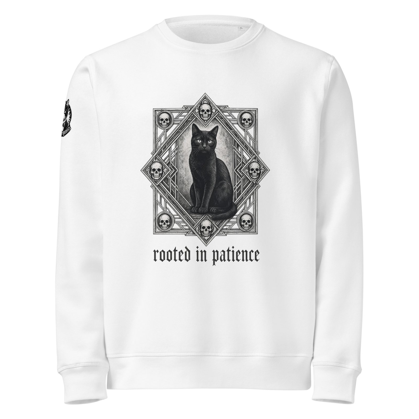 Patience & Poison Sweatshirt white front