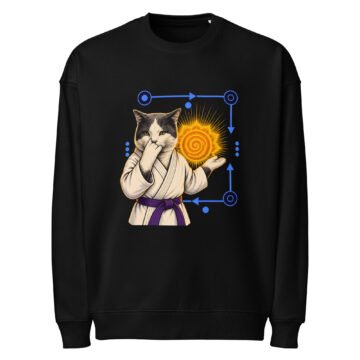 Keanu's Breathwork Oversized Sweatshirt black front