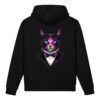 Realm Guardian / Hypnotic unisex organic side pocket hoodie back black