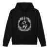 Midnight Curl Side-Pocket Hoodie — black front | Keanu Organics