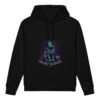 Realm Guardian / Hypnotic unisex organic side pocket hoodie front black