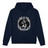 Midnight Curl Side-Pocket Hoodie — french navy front | Keanu Organics