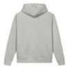 Midnight Curl Side-Pocket Hoodie — heather grey back | Keanu Organics