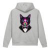 Realm Guardian / Hypnotic unisex organic side pocket hoodie back heather grey