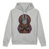 Mahavatar Keanu Blessing unisex organic side pocket hoodie front heather grey