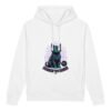 Realm Guardian / Hypnotic unisex organic side pocket hoodie front white