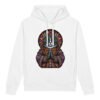 Mahavatar Keanu Blessing unisex organic side pocket hoodie front white