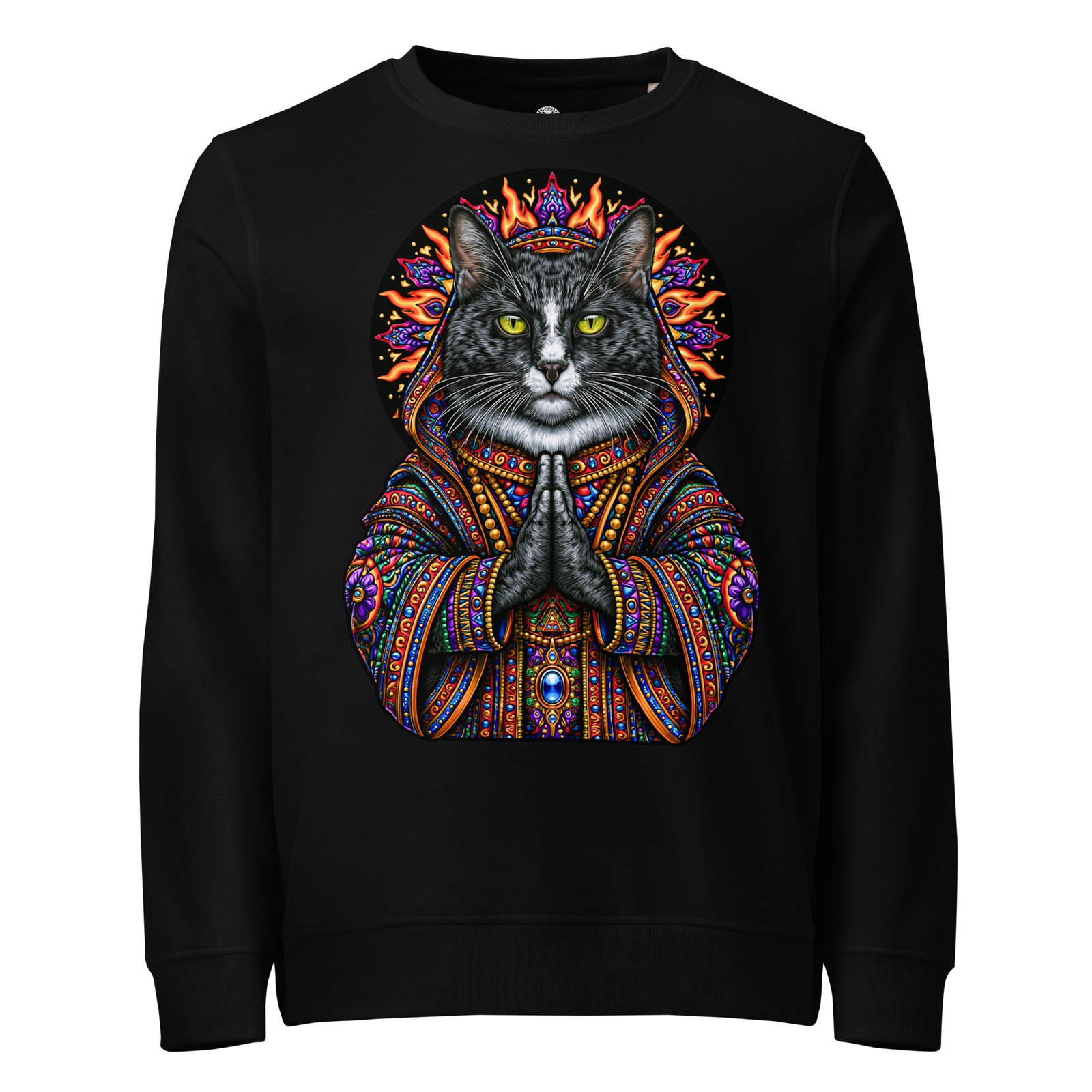 Mahavatar Keanu Blessing Sweatshirt black front