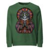 Mahavatar Keanu Blessing Sweatshirt green front