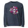 Neon Heartbreak Sweatshirt french navy front