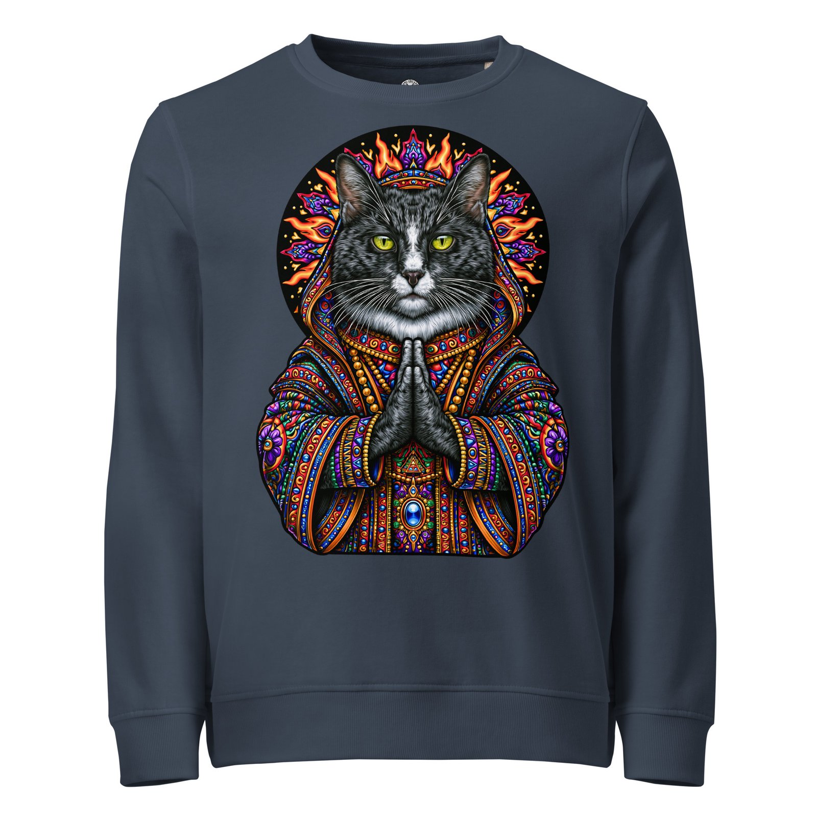 Mahavatar Keanu Blessing Sweatshirt french navy front