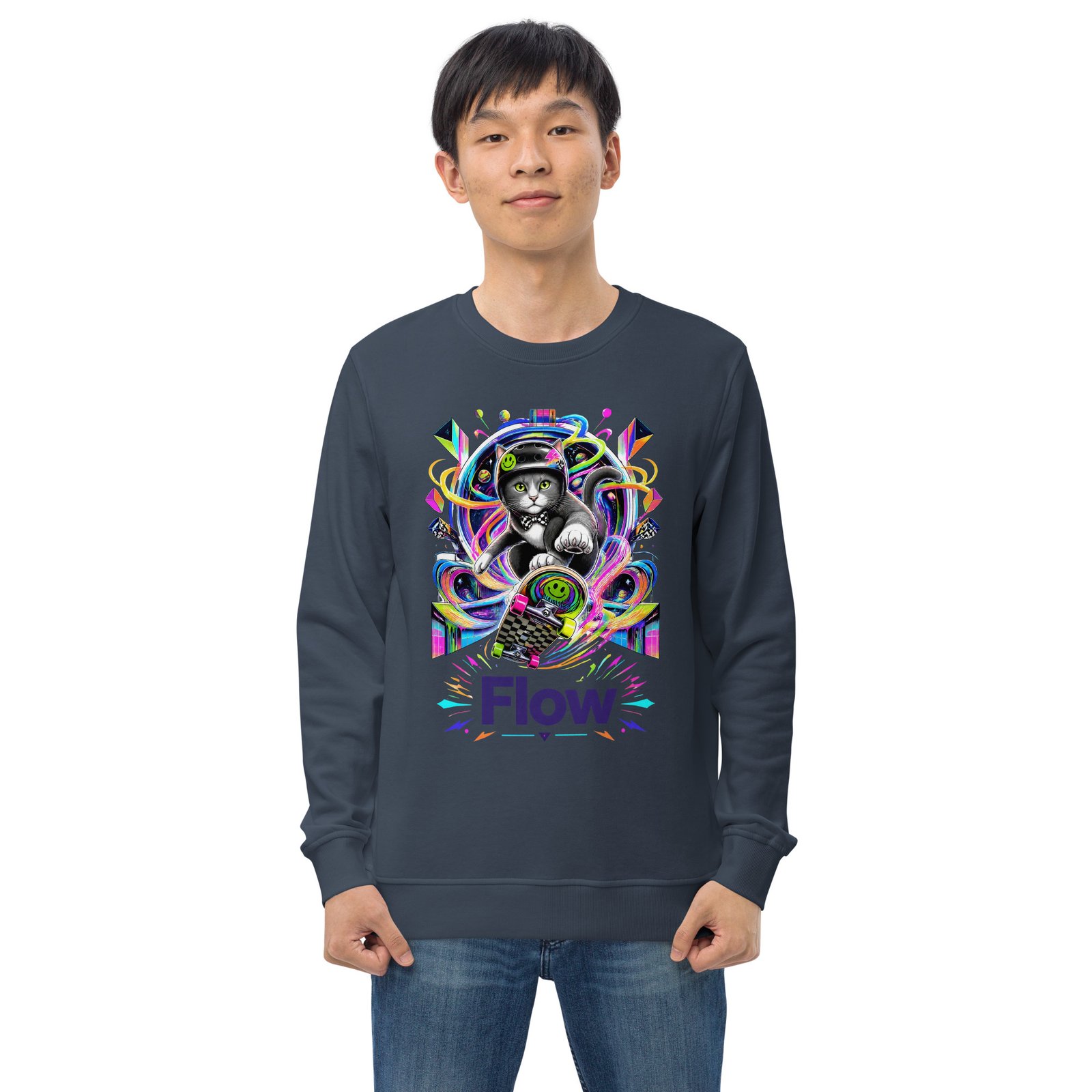 Flow State Sweatshirt french navy front