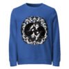 Midnight Curl Organic Sweatshirt — blue front | Keanu Organics