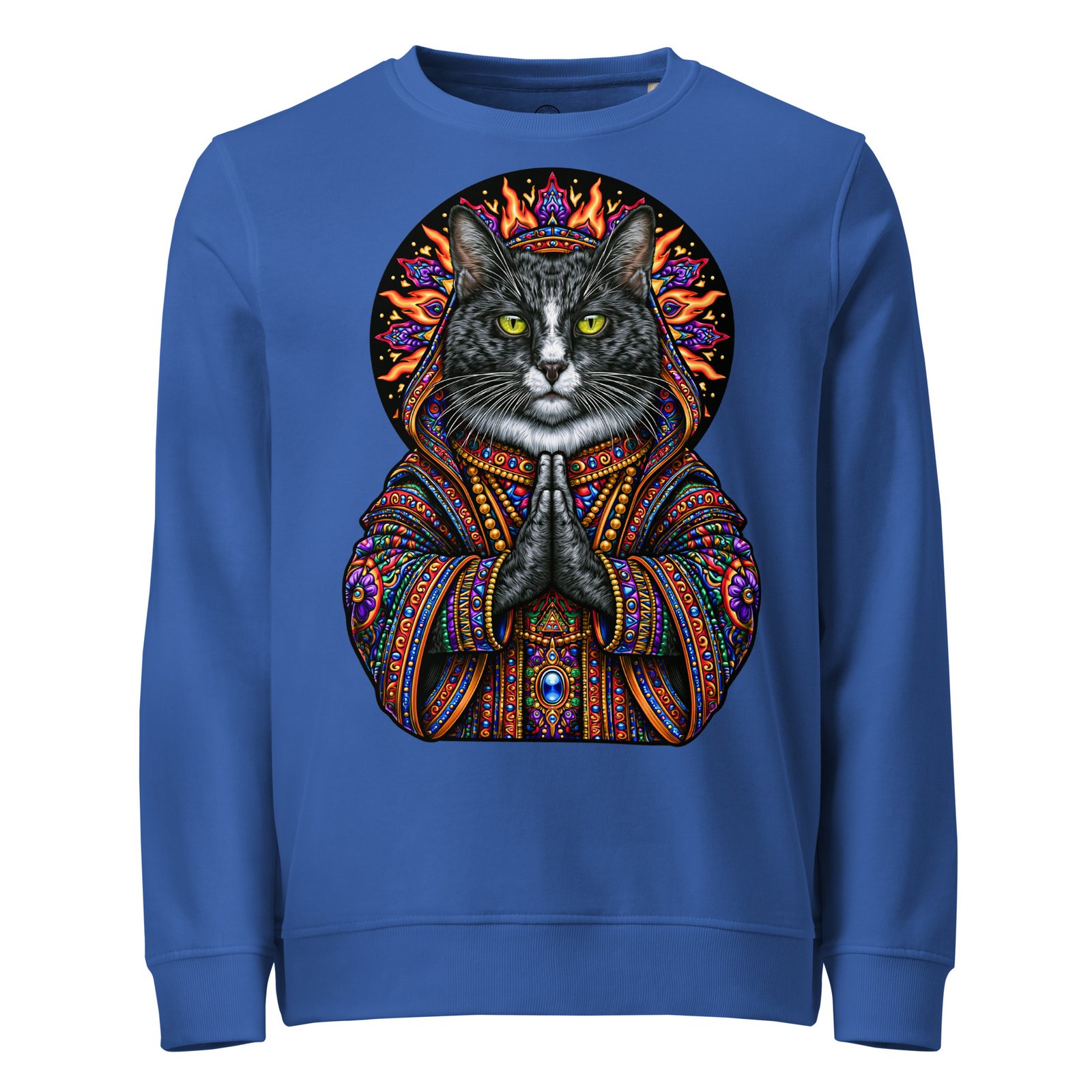 Mahavatar Keanu Blessing Sweatshirt blue front