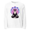 Mushroom Meditation Sweatshirt white front