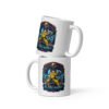 B Like Water Mug — white 11 oz front view | Keanu Organics