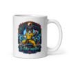 B Like Water Mug — white 11 oz right | Keanu Organics