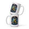 B Like Water Mug — white 15 oz front view | Keanu Organics