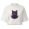 Mycelial Mind Crop Tee vintage white front