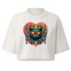 Prism Crop Tee vintage white front