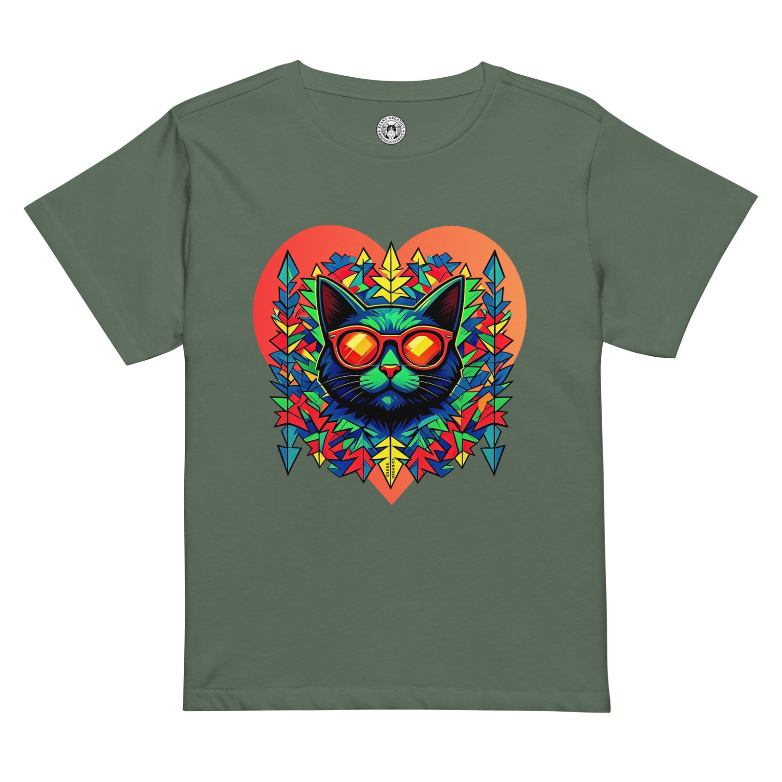Prism High-Waisted Tee front