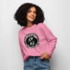 Midnight Curl Crew Sweatshirt bubble pink front
