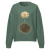 Lotus Paw Crew Sweatshirt green bay front